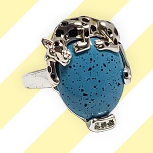 Panther Ring in size 8 by French Designer Camille Lucie